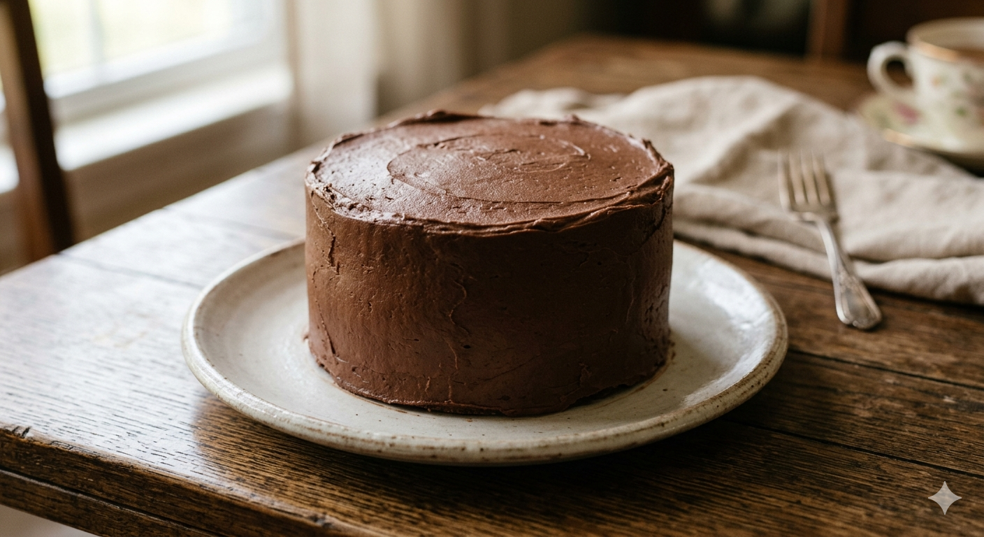 Mini Chocolate Cake with Chocolate Buttercream