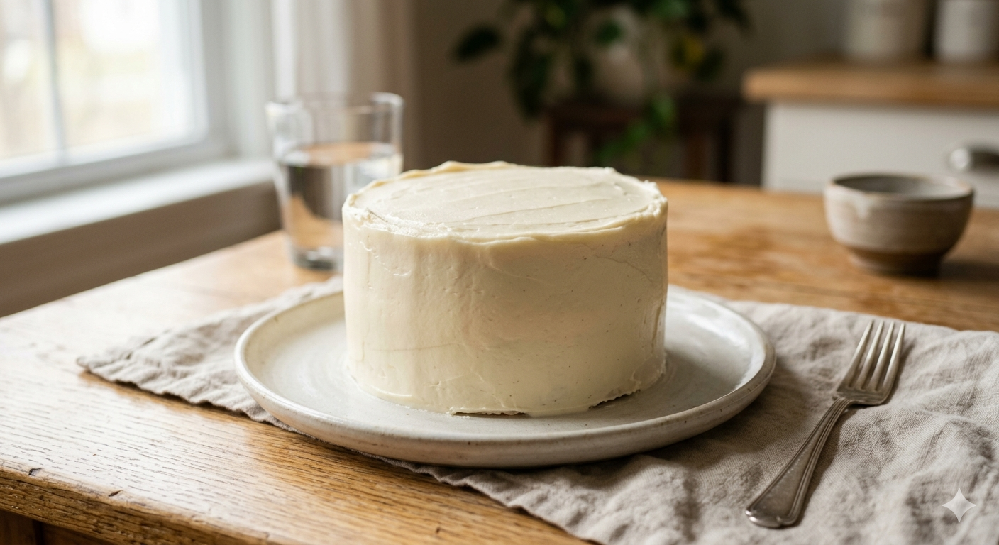 Mini Vanilla Cake with Vanilla Buttercream