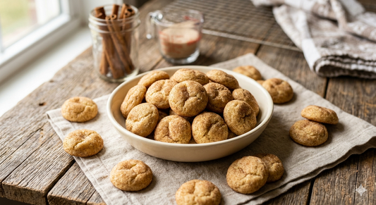 Mini Snickerdoodle Cookies